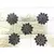 kit com 5unidades natal pendente floco de neve/glitter 7,5cm na internet