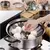 Cesto De Aço Inox Para Cozimento A Vapor Retrátil Cozinha - RTK7 LTDA