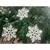 kit com 5unidades natal pendente floco de neve/glitter 7,5cm - loja online