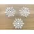 kit com 5unidades natal pendente floco de neve/glitter 7,5cm