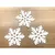 kit com 5unidades natal pendente floco de neve/glitter 7,5cm - loja online