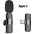 Microfone de Lapela Sem Fio K9 Vlog Compatível Tipo C e iPhone - comprar online