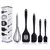 Kit 5 Peças Utensílios de Cozinha Silicone Colher Espátula Fue Espátula Pequena Pincel na internet