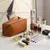 Kit 2 Bolsa cosmética de couro Bolsa cosmética portátil de viagem de grande capacidade - comprar online