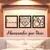 Kitt Quadros Decorativos para Decoração de Quarto Sala Casa Cozinha + Frase Abençoados por Deus** - comprar online