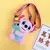 Bolsinha Infantil Silicone Personagens Stitch-Mickey-Minnie Com Alça Pequena