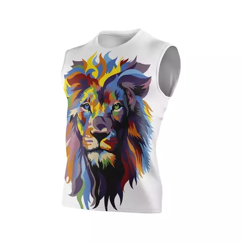 Remera sin manga hombre - Be A Lion