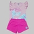 Conjunto Mermaid e shorts rosa - comprar online