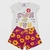 Conjunto M/C Sun And e shorts flores - comprar online