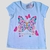Blusa manga curta. estampa borboleta - comprar online