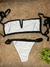 Bikini escote V Blanco Talle 3