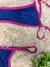 Bikini Tini azul con Fucsia - comprar online