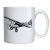 Caneca Porcelana Aviação Piloto