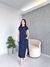 Vestido Midi - Azul Marinho - comprar online