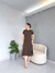 Vestido Midi - Marrom - comprar online