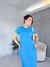 Vestido Longo - Azul Claro - Meliza Siqueira
