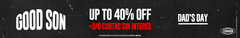 Banner de la categoría GOOD SON | UP TO 40% 0FF