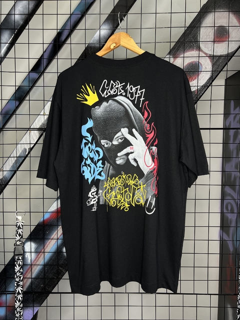 Camiseta Oversized Trip Side Drake Bala-Clava Preta - comprar online