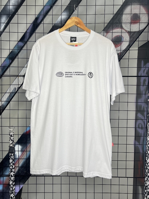 Camiseta Chronic Original & Marginal Peito Branca - comprar online