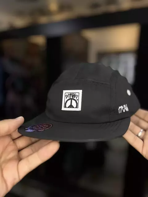 Boné Five Panel Chronic Paz Aba Reta Preto - comprar online