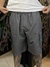 Bermuda Cargo Compton Logo Cinza Escuro - Renzy