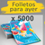 Imagen de 5000 FOLLETOS 15 x 20 CM