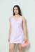 VESTIDO NEVOEIRO - DECOTE DEGAGE - LILÁS na internet