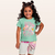 CONJUNTO BLUSA E CICLISTA EM MALHA /VERDE/MARFIM - comprar online