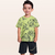 CONJUNTO CAMISETA E BERMUDA EM MALHA/ PISTACHI/ASFALTO - comprar online
