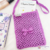 Bolsa de crochê transversal - Crochedoteca da Bia
