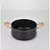 Cacerola De Granito 24cm - Ideal Para Cocinar - Color Negro