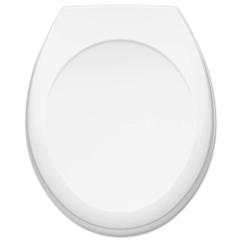 Tampa de Vaso Oval Prime Branco Termofixo Tupan