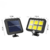 Luminária Solar 120 Cob Com Sensor Presença E Controle Remoto 3 Funções