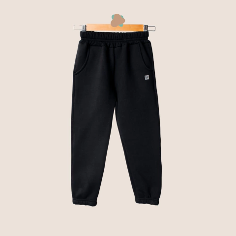 Pantalón de frisa negro - comprar online
