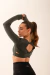 Cropped Twist Verde Musgo na internet