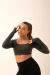 Cropped Twist Verde Musgo