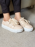 Slipe - Tênis Feminino Social Laço - Creme - comprar online