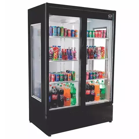 Expositor Vertical Duplo RF-006-T 1200L Frios e Laticinios Titanium Frilux