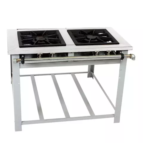 Fogao Industrial MI02 02 bocas P10 G40x40 Venâncio