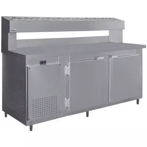 Balcao Inox Condimentador Refrigerado RF-041 1,90m Frilux