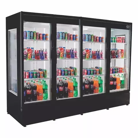 Expositor Vertical Quaduplo RF-008 2400L Suprema Bebidas Frios Laticinios Frilux