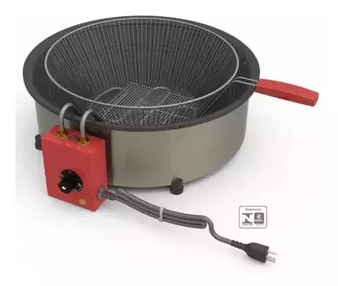 Tacho Fritador Elétrico De Mesa Inox Pr14e c/ Cavalete 14l Progás