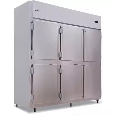 Geladeira Inox 06 Portas Economic RF-067-E Frilux