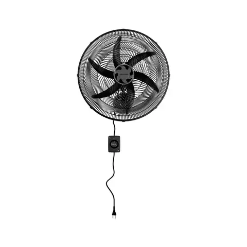 Ventilador de Parede 50cm Oscilante Monta Facil Cor Preto Ventisol