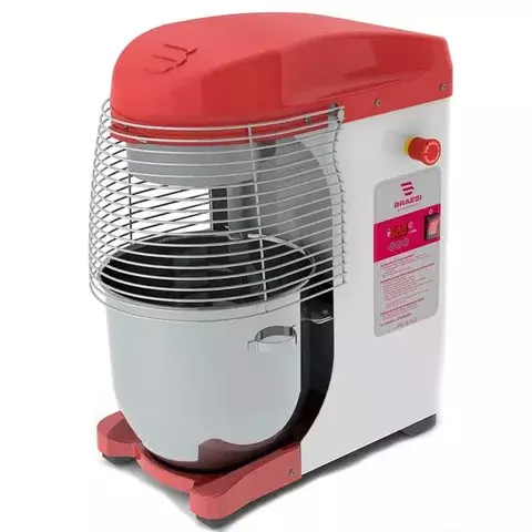 Batedeira Planetária Eletrônica BPEL-18 Plus c/ Painel Digital Velocidade e Tempo Cuba em Aço Inox 304 18L Braesi
