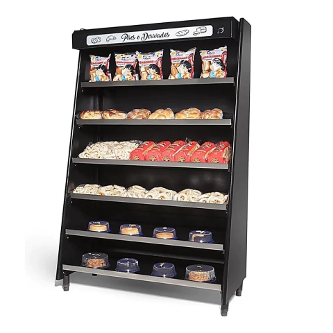 Vitrine Natural Padaria 1,30M VASCAP-130 Polar