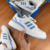 Adidas Forum Low Branco e Azul - Primeira Linha na internet