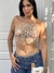 Keep Up Rhinestone Top “ Silver “
