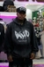 Sudadera con capucha con letras de graffiti