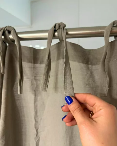 Cortina De Baño 190x190 De Gasa 100% Algodon - comprar en línea
